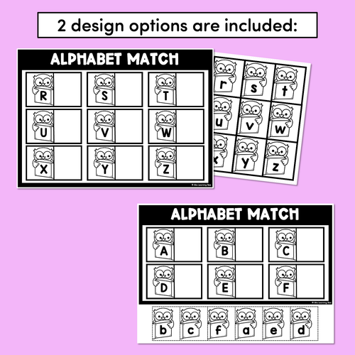 Resource preview 2 for Alphabet Match Worksheets - Uppercase & Lowercase Cut & Paste Activities