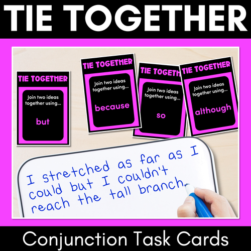 Resource preview 9 for VCOP Descriptive Language Task Card Bundle