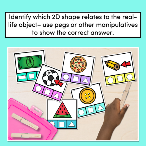 Resource preview 2 for 2D Shapes in Real Life - Clip Cards