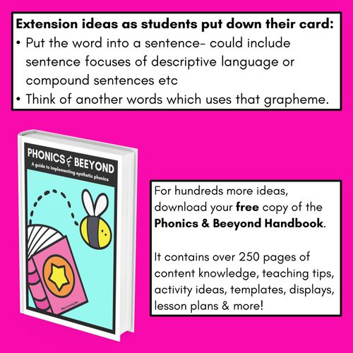 Resource preview 4 for R-Controlled Vowel AIR Sound Card Game - Phonics Flip for R-Controlled Vowel AIR Sounds