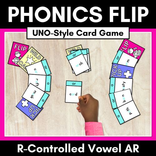 Resource preview 1 for R-Controlled Vowel AR Sound Card Game - Phonics Flip for R-Controlled Vowel AR Sounds