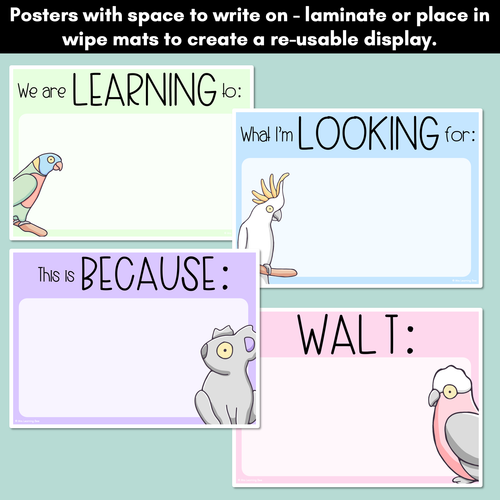 Resource preview 2 for Learning Intentions & Success Criteria - LISC Posters - The Brentos Collection