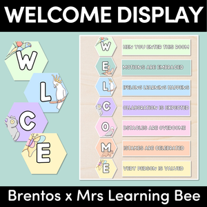 WELCOME DOOR DISPLAY - The Brentos Collection