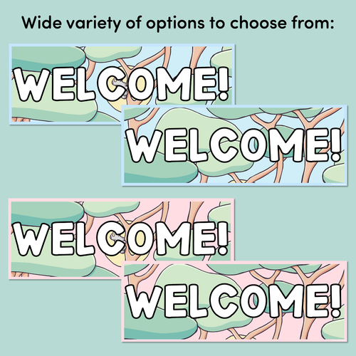 Resource preview 2 for WELCOME SIGNS & BANNERS - The Brentos Collection