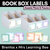 4 for BOOK BOX HOLDER EDITABLE LABELS- The Brentos Collection