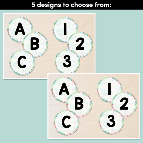 Resource preview 3 for EDITABLE ACCENTS - Alphabet & Numbers - The Brentos Collection