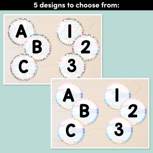 Resource preview 2 for EDITABLE ACCENTS - Alphabet & Numbers - The Brentos Collection