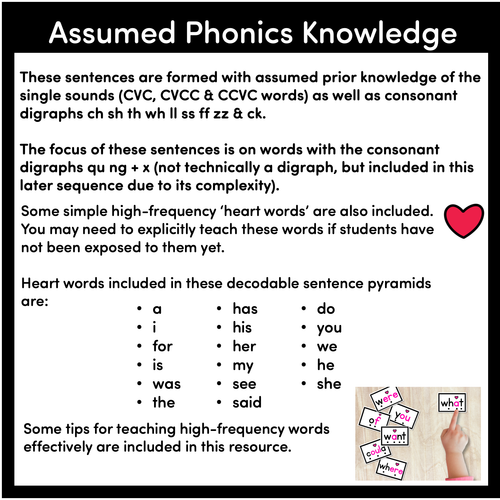 Resource preview 5 for LONG VOWEL O WORDS - Decodable Sentences Pyramids - Phonics Fluency