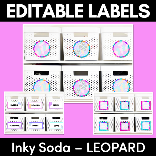 Resource preview 10 for Inky Soda Leopard Collection - Bundle