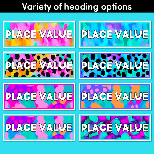 Resource preview 4 for Place Value Posters - Inky Soda x Mrs Learning Bee