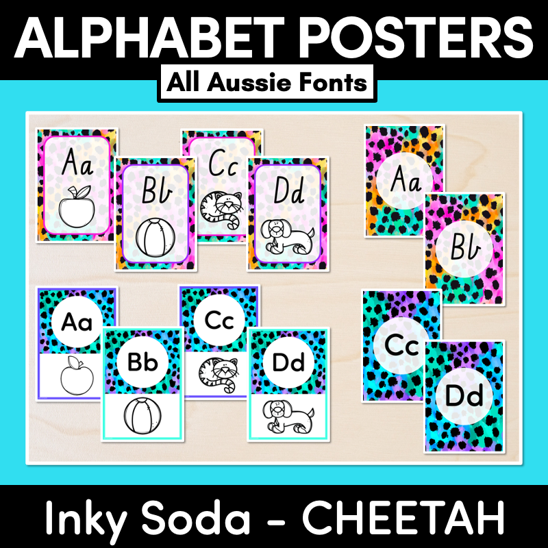 alphabet-posters-inky-soda-cheetah-collection-mrs-learning-bee