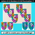 3 for EDITABLE SCALLOPED BUNTING - Alphabet & Numbers - Inky Soda CHEETAH Collection