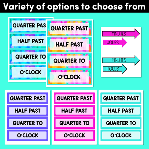 Resource preview 4 for CLOCK DISPLAY - Inky Soda SYMPHONY Collection