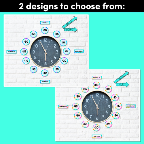 Resource preview 3 for CLOCK DISPLAY - Inky Soda SYMPHONY Collection