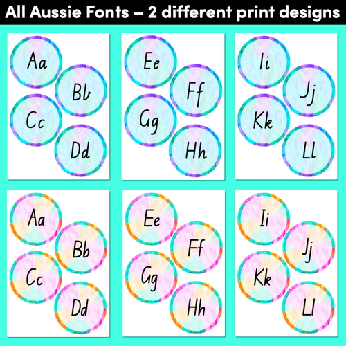 Resource preview 2 for ALPHABET TOPPERS - Inky Soda SYMPHONY Collection