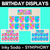 1 for BIRTHDAYS DISPLAYS - Inky Soda SYMPHONY Collection