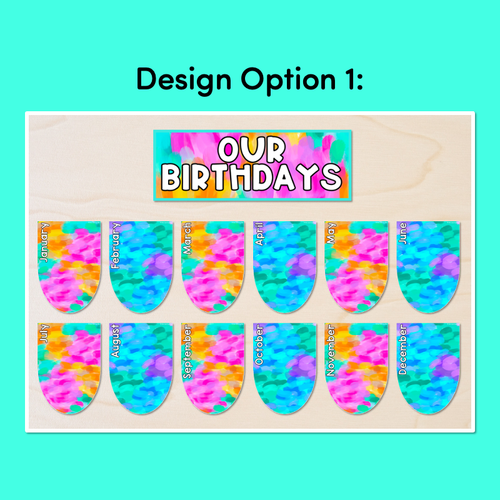 Resource preview 2 for BIRTHDAYS DISPLAYS - Inky Soda SYMPHONY Collection