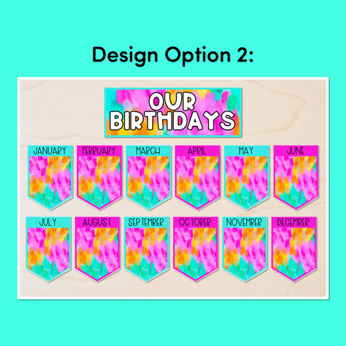 Resource preview 3 for BIRTHDAYS DISPLAYS - Inky Soda SYMPHONY Collection