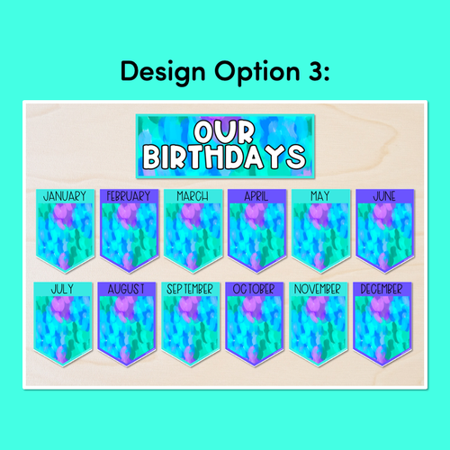 Resource preview 4 for BIRTHDAYS DISPLAYS - Inky Soda SYMPHONY Collection