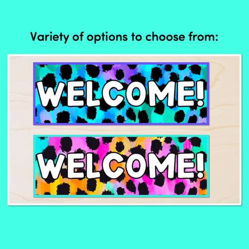 Resource preview 2 for WELCOME SIGNS - Inky Soda SYMPHONY Collection