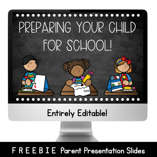 Resource preview 3 for Preparing your child for school - PARENT INFORMATION BUNDLE