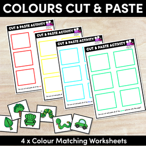 Colour Cut & Paste Worksheets