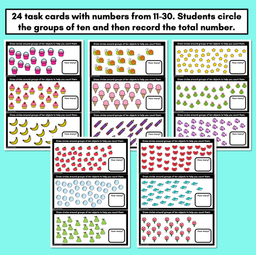 Resource preview 2 for Grouping with Ten Task Cards