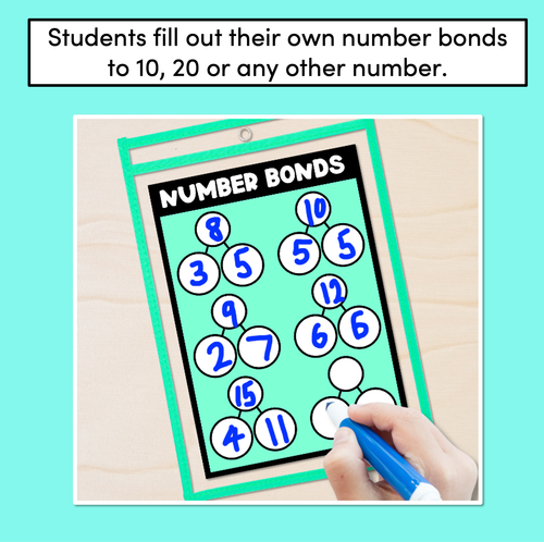 Resource preview 2 for Open-Ended Number Bond Mats