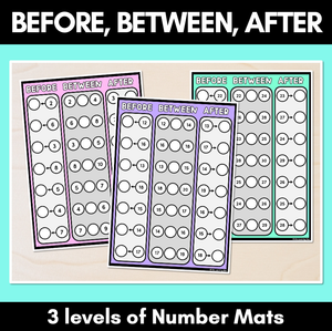 Number Before, Between & After Mats