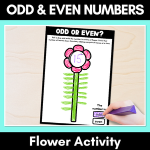 Odd & Even Numbers Flower Activity