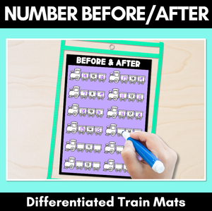 Number Before & After Train Mats