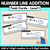 1 for Number Line Addition Task Cards Level 1: 1-Digit & 2-Digit Addition