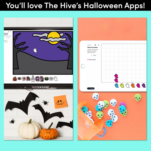 Resource preview 4 for Halloween What's The Number Worksheets: 1-10