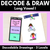 1 for DECODE & DRAW - LONG VOWEL I - Decodable Drawing Phonics Task Cards