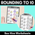 1 for Rounding to 10 Bee Hive Worksheets