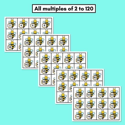 Resource preview 2 for Skip Counting Flash Cards - Multiples of 2