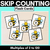 1 for Skip Counting Flash Cards - Multiples of 2