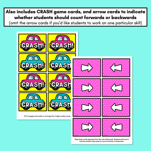 Resource preview 4 for Skip Counting from 3-Digit Numbers - CRASH Card Game