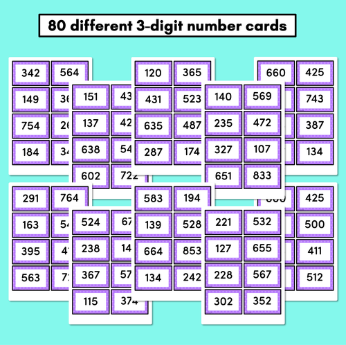 Resource preview 3 for Skip Counting from 3-Digit Numbers - CRASH Card Game