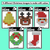 2 for Fine Motor Christmas Activities - Snap Cube Cube Templates