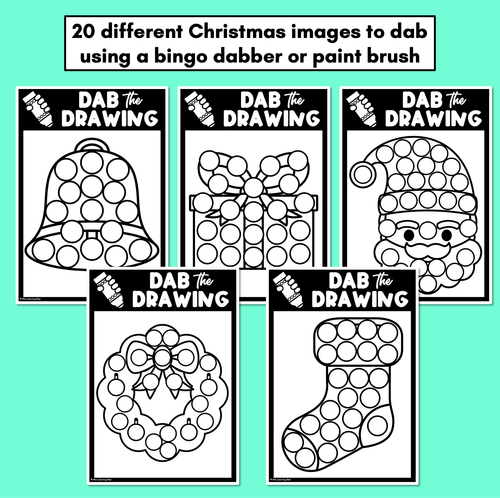 Resource preview 2 for Fine Motor Christmas Activities - Bingo Dabber Templates