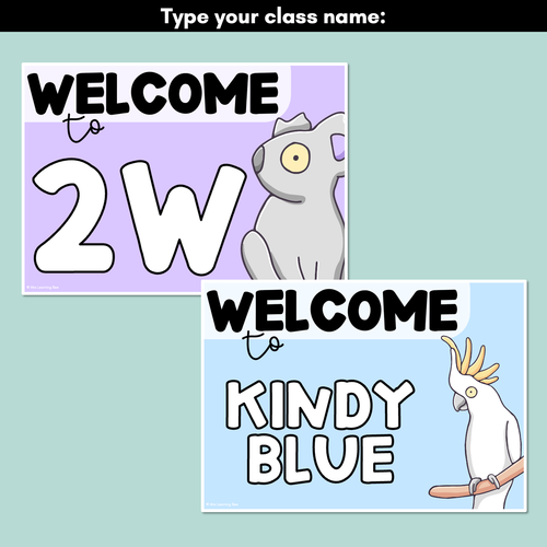 Resource preview 3 for Welcome To Our Class EDITABLE SIGNS - The Brentos Collection