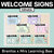 1 for Welcome To Our Class EDITABLE SIGNS - The Brentos Collection