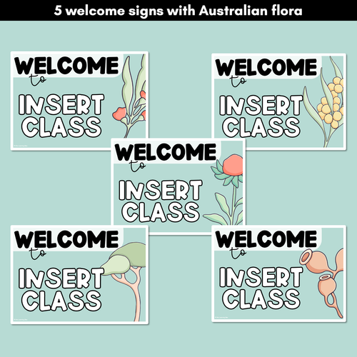 Resource preview 2 for Welcome To Our Class EDITABLE SIGNS - The Brentos Collection