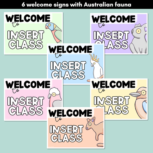 Resource preview 4 for Welcome To Our Class EDITABLE SIGNS - The Brentos Collection