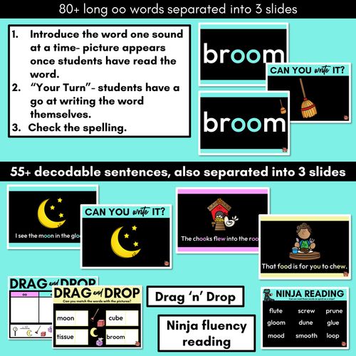 Resource preview 3 for Long Vowel U Lesson Slides - Long Vowel Team PowerPoints