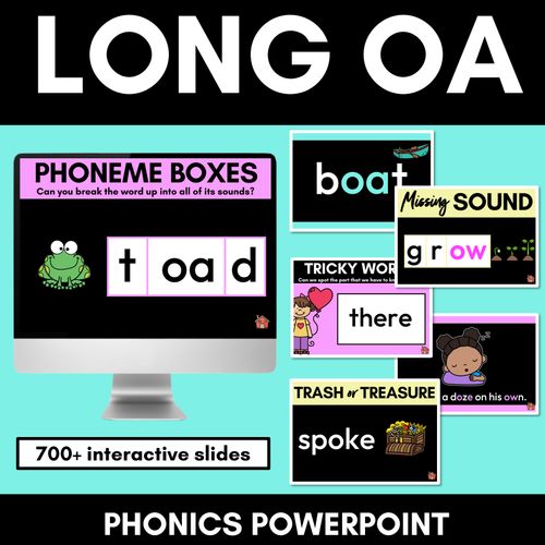 Resource preview 4 for Phonics Powerpoints - Long Vowels Bundle