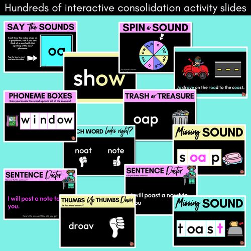 Resource preview 4 for Long Vowel O Lesson Slides - Long Vowel Team PowerPoints