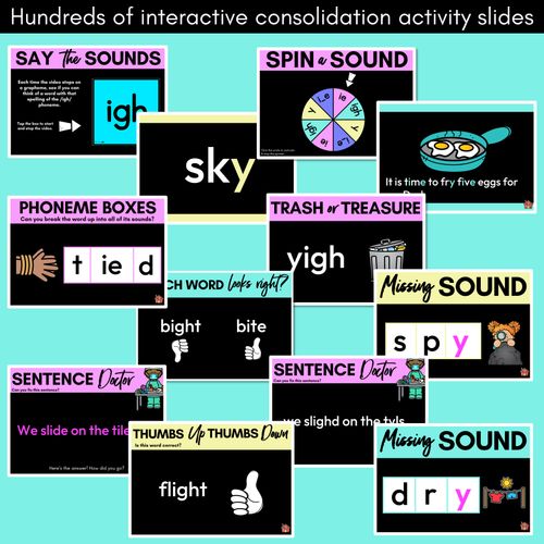 Resource preview 4 for Long Vowel I Lesson Slides - Long Vowel Team PowerPoints