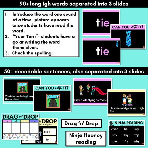 Resource preview 3 for Long Vowel I Lesson Slides - Long Vowel Team PowerPoints